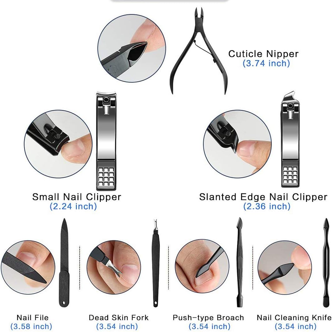 Nail Clippers,16 in 1 Nail Clipper Set, Mens Nail Clipper Set?Nail Clipper Filer - Image 3