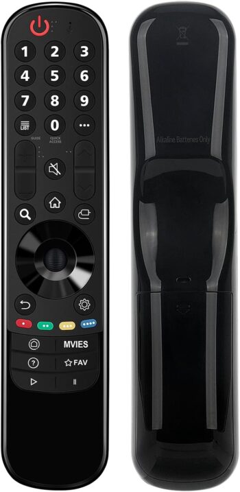 MR21GA IR Remote Replacement for LG OLED A1 B1 C1 G1 ZX Series TV, QNED99