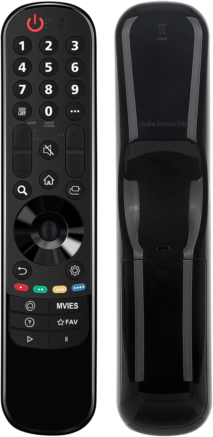 MR21GA IR Remote Replacement for LG OLED A1 B1 C1 G1 ZX Series TV, QNED99