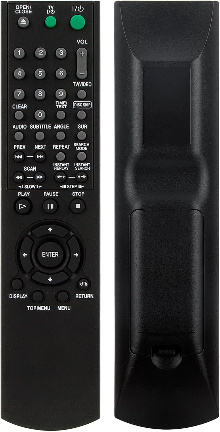 RMTD154A Replacement Remote Control Compatible with Sony CD DVD Player