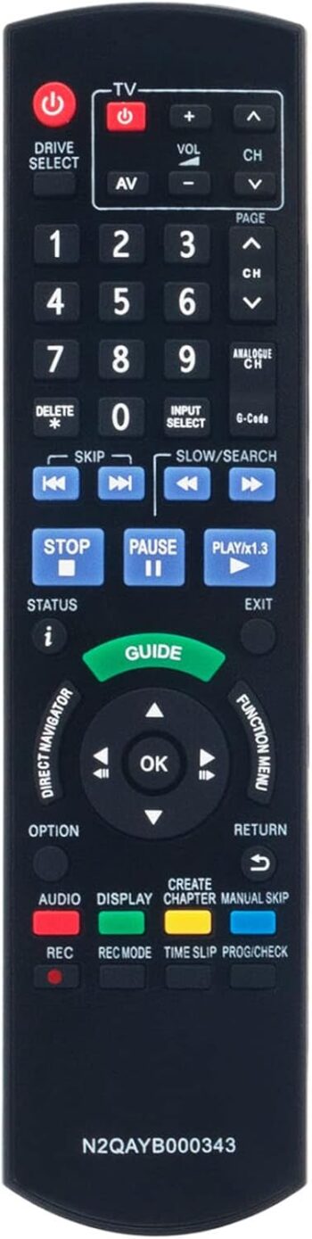 Replacement Remote Control sub N2QAYB000644 N2QAYB000136