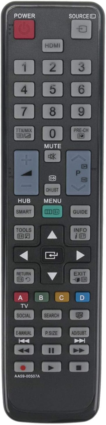 New AA59-00507A AA5900507A Replacement Remote Control for Samsung TV UA32D6000SM