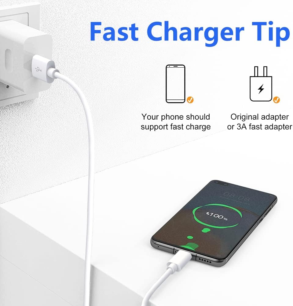 USB C Cable, Type C to USB A Charger 2Pack 2M USB Type C Cable, USB-C to USB-A - Image 4