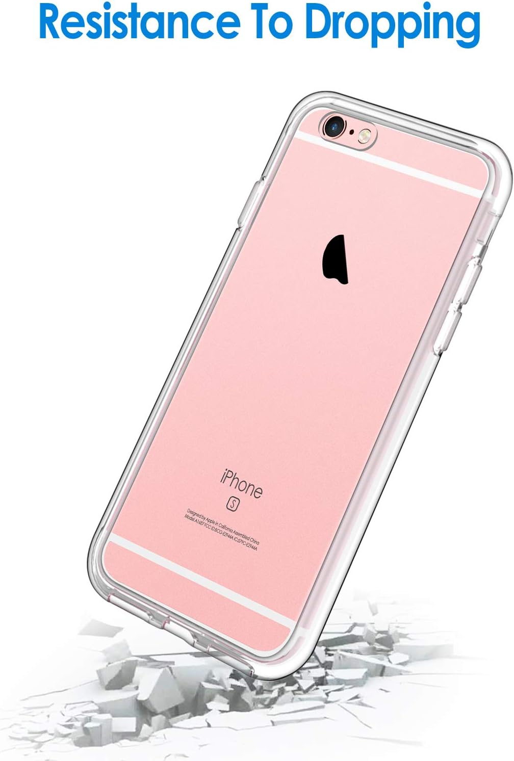 For iPhone 6 Plus/6s Plus 5.5-Inch, Shockproof Anti-Scratch Clear Back Case - Image 5
