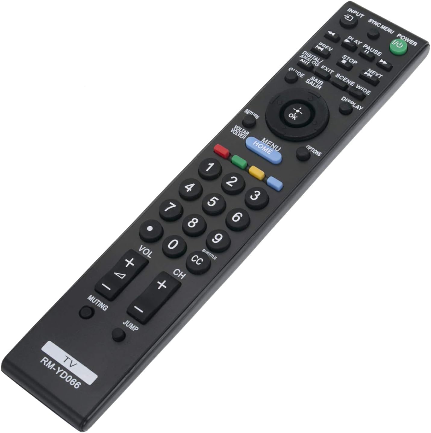 Replaced RMYD066 RM-YD066 Remote Control fit for Sony KDL40W4500 KDL46W4500 - Image 2