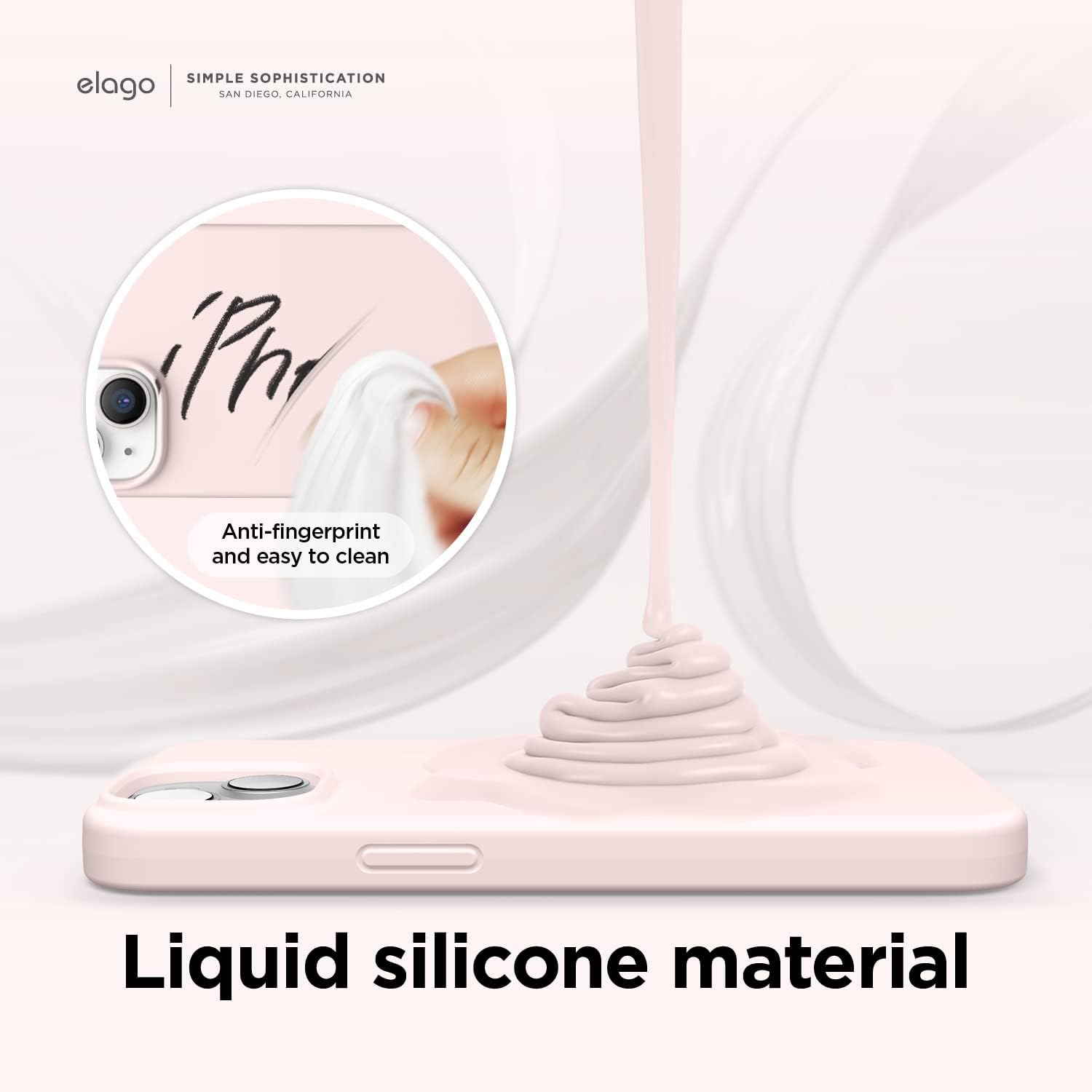 Magnetic Silicone Case Compatible with iPhone 14 Plus (6.7") - Lovely Pink - Image 7
