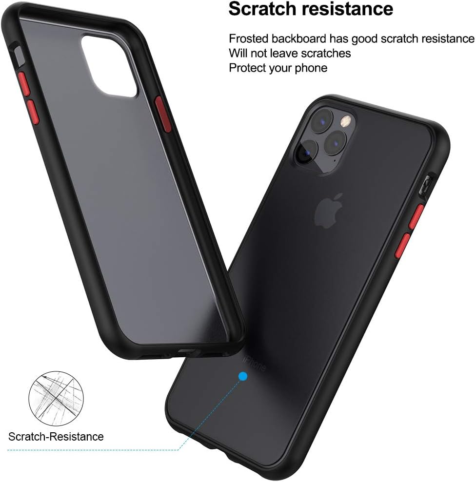 TPU Back Bumper Shockproof Protective for iPhone XIR 6.1 2019- Black - Image 6