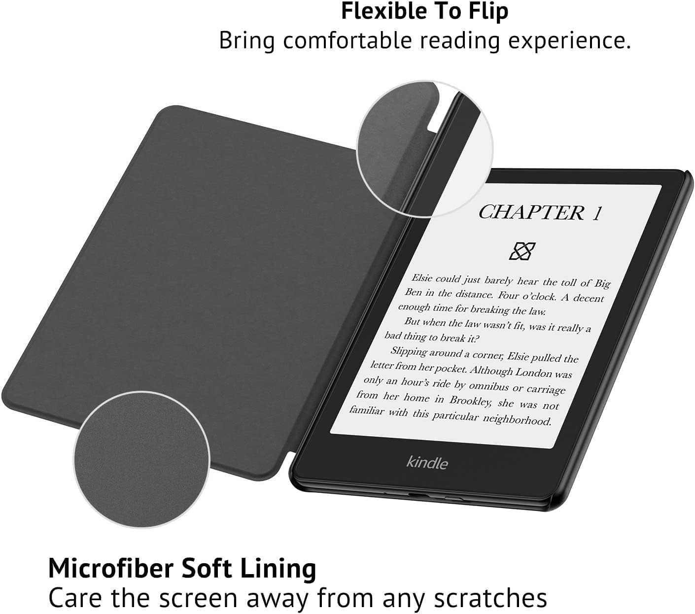 Case for 6.8" Kindle Paperwhite 11th Generation 2021), Smart Cover - Image 5