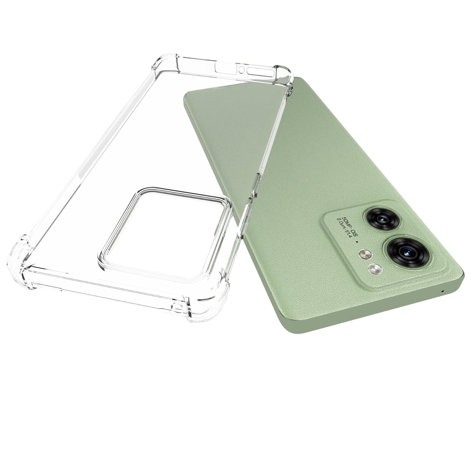 Case for Motorola Moto Edge 40 5G Clear TPU Protective Cover Transparent Soft - Image 4