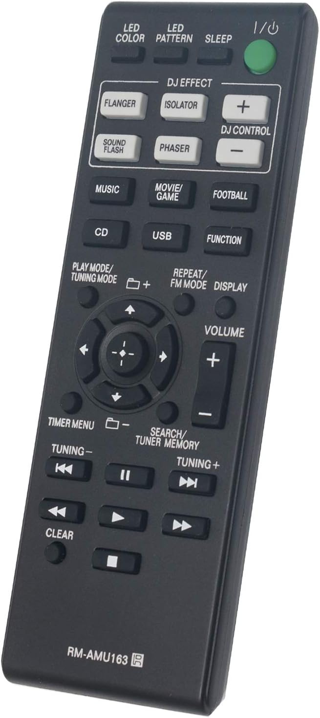 Replacement Remote Control Compatible with Sony Home Audio System - Image 3