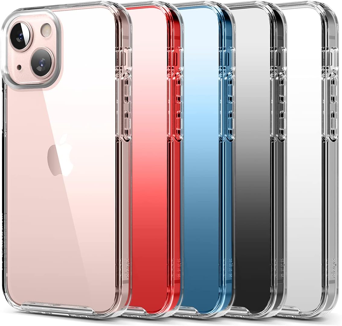PC + TPU Hybrid Clear Case Compatible with iPhone 13 (5.4") - Image 8