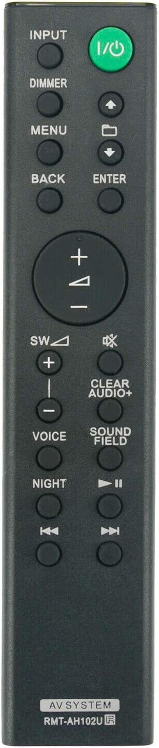 New RMT-AH102U RMTAH102U Remote Control with Sony Sound Bar Speaker System - Image 5