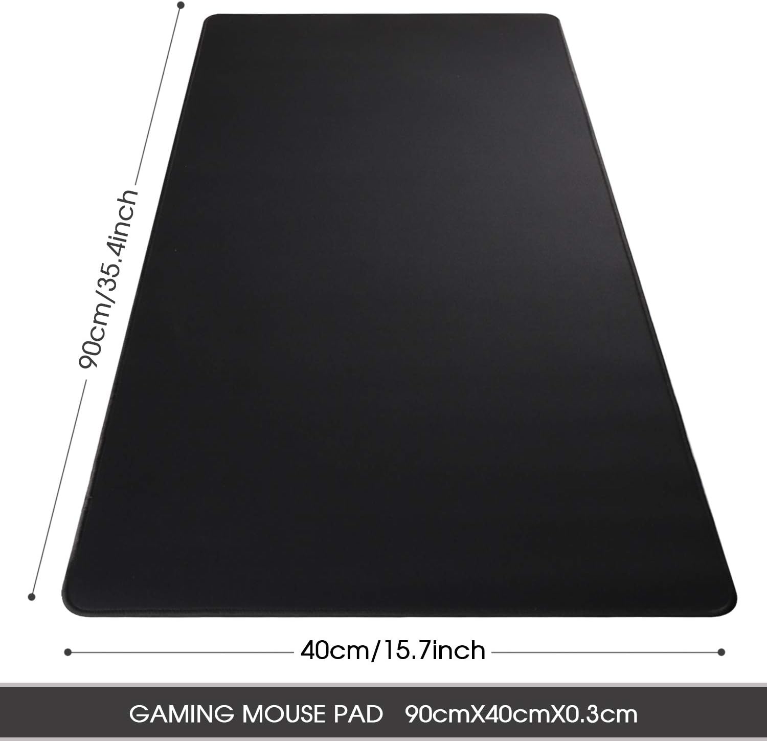 Gaming Mouse Mat/Mouse Pad 900 x 400mm | XXL Mouse pad | (90x40CM Black) - Image 2