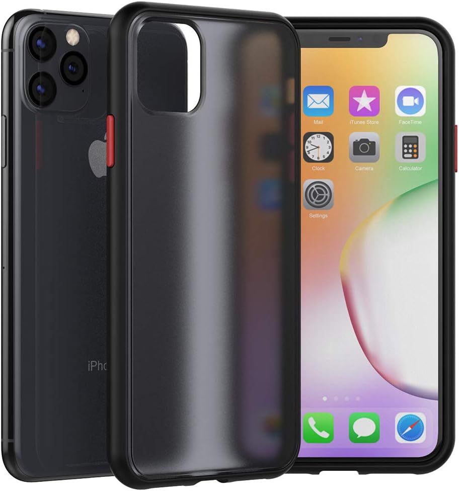 TPU Back Bumper Shockproof Protective for iPhone XIR 6.1 2019- Black - Image 2
