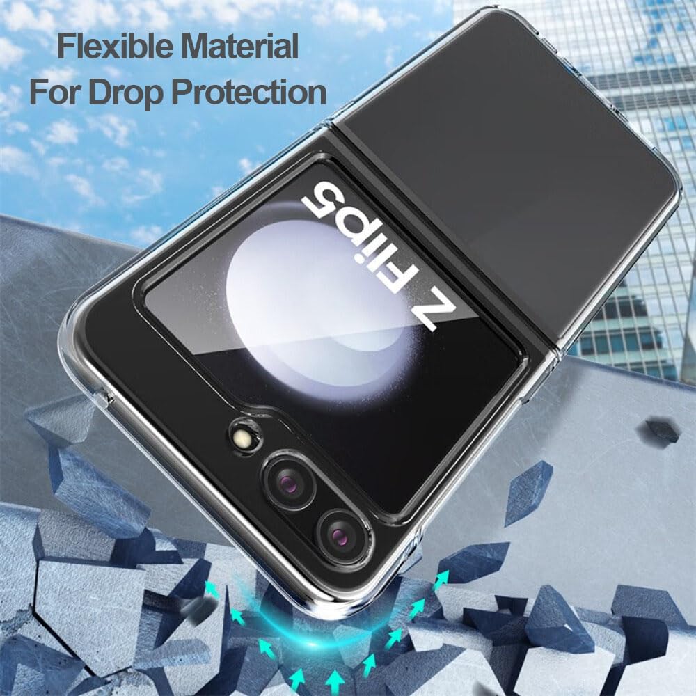 Samsung Galaxy Z Flip 5 5G Protective Acrylic + TPU Case - Image 3