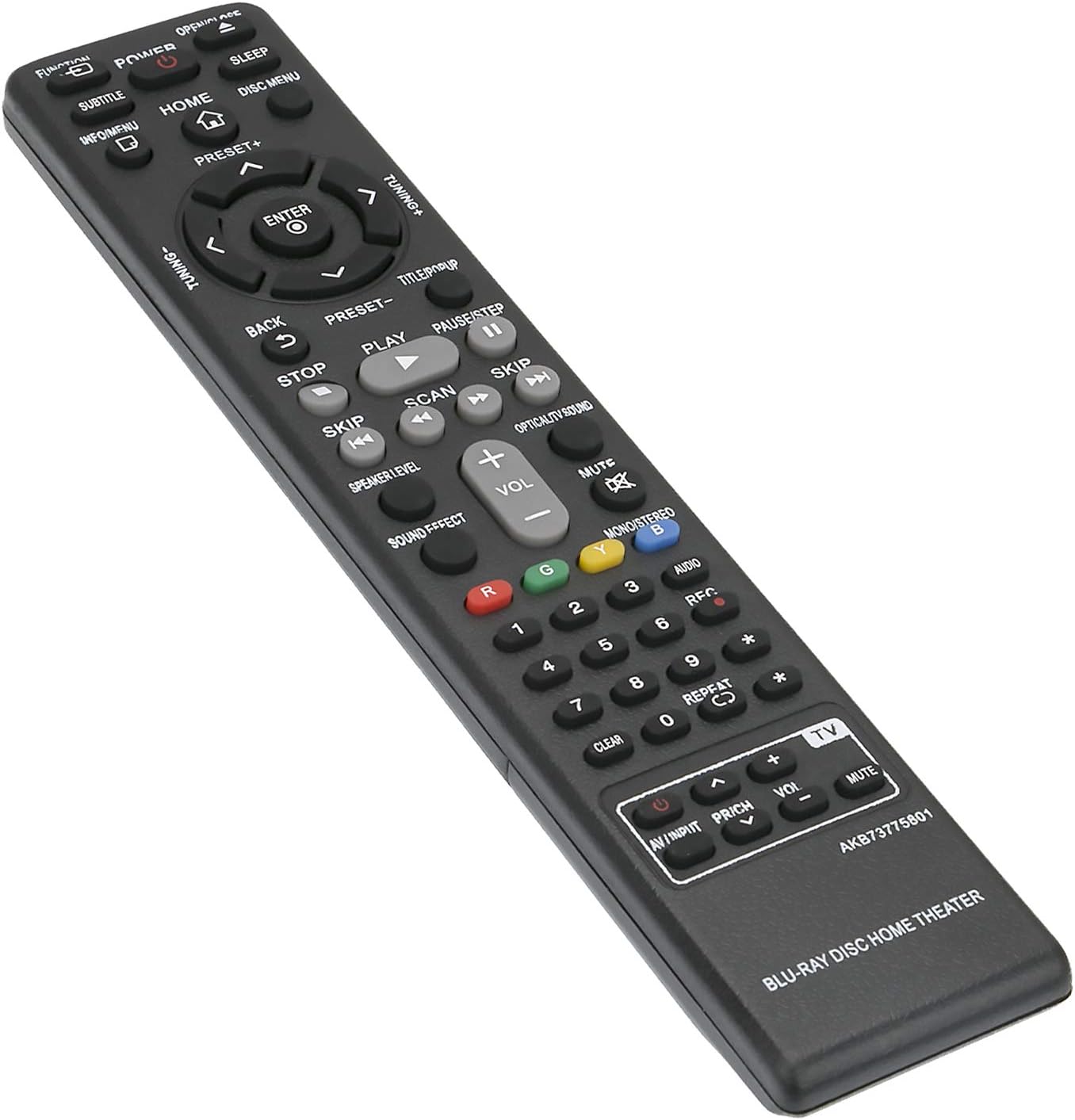 New Remote Control AKB73775801 for LG 3D Blu-ray/DVD Home Cinema/Theater System - Image 3