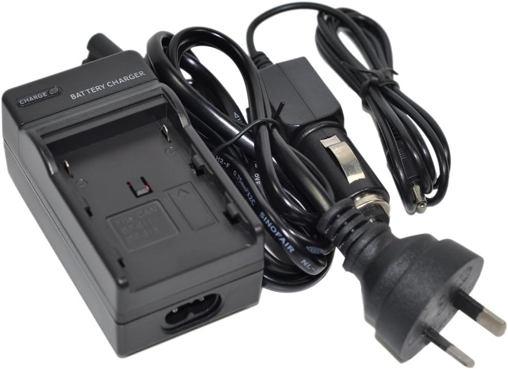 D-Li92 Battery Charger AC/DC Wall/Car Single Replacement for D-L192 D-BC92 Optio