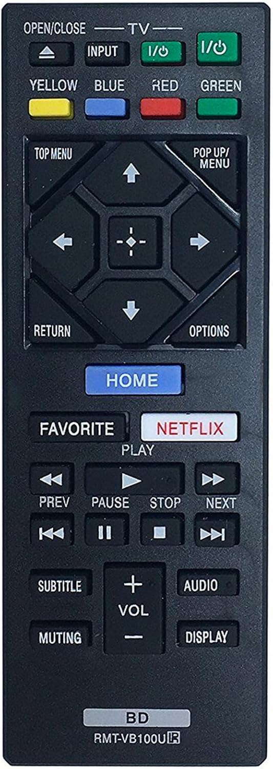 Replacement Remote Control Compatible with Sony Blu-ray Disc DVD - Image 3