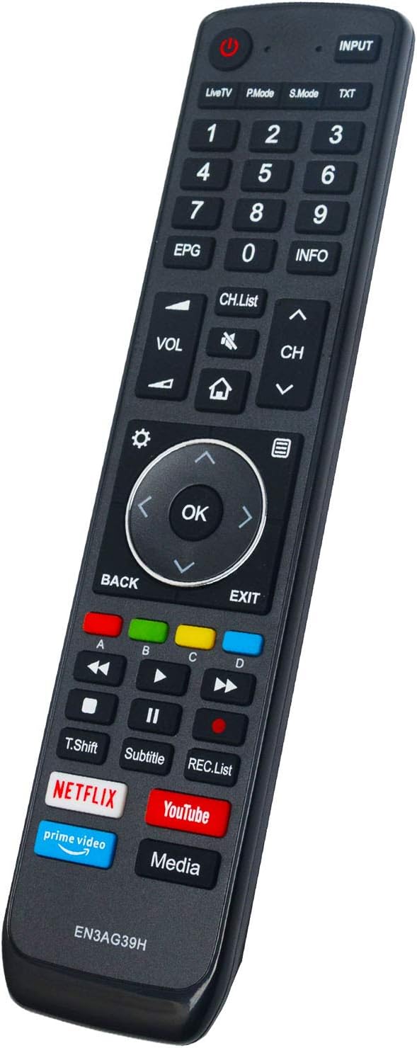 New EN3AG39H Remote Control with Hisense LCD LED TV-Netflix YouTube PRIMEVIDEO - Image 3