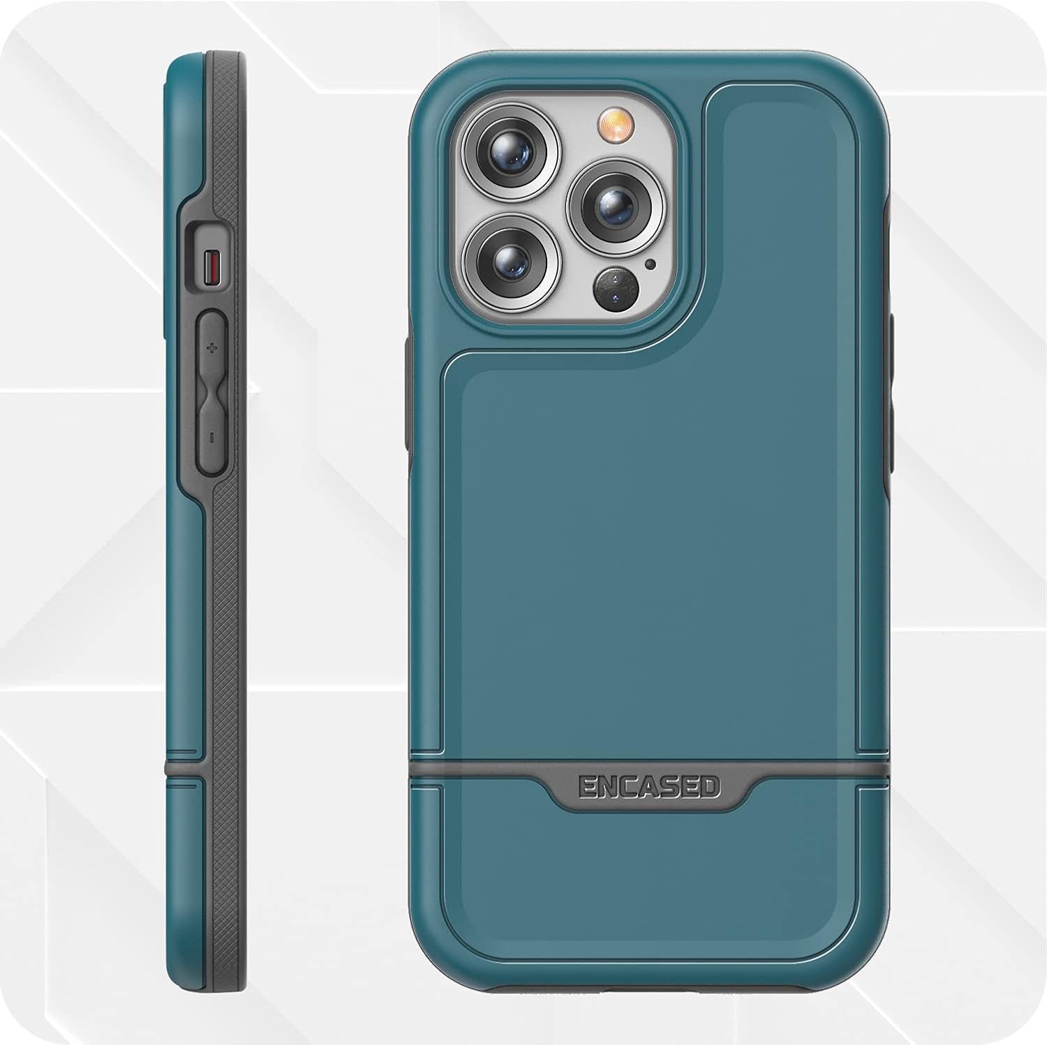For iPhone 13 Pro Case Protective Heavy Duty Phone Case (Blue) - Image 5