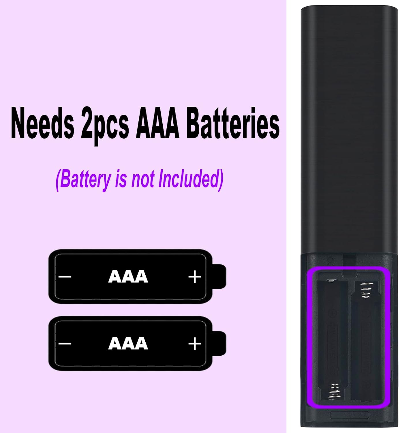 Voice Remote Replacement for Samsung TV QN85Q70AAFXZA QN32Q60AAFXZA - Image 5