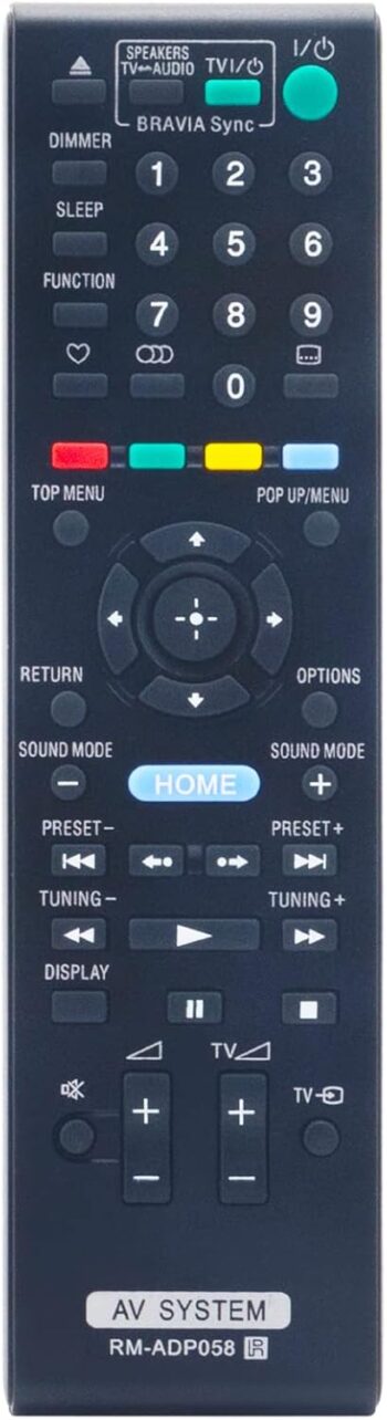 New RM-ADP058 RMADP058 Replacement Remote Control fit for Sony Blu-ray Disc DVD