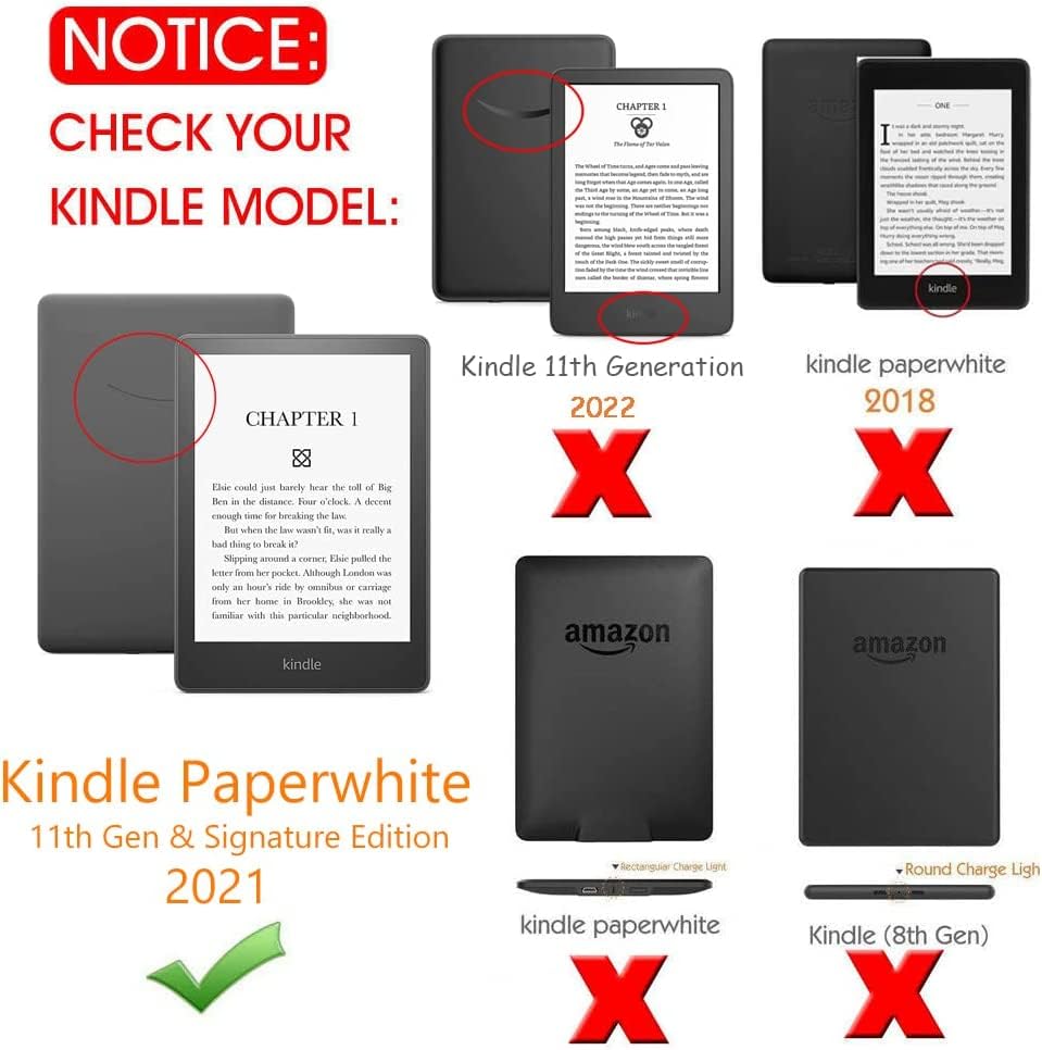 Crystal Clear Case Cover for All-New Kindle Paperwhite (11th Generation-2021) - Image 2