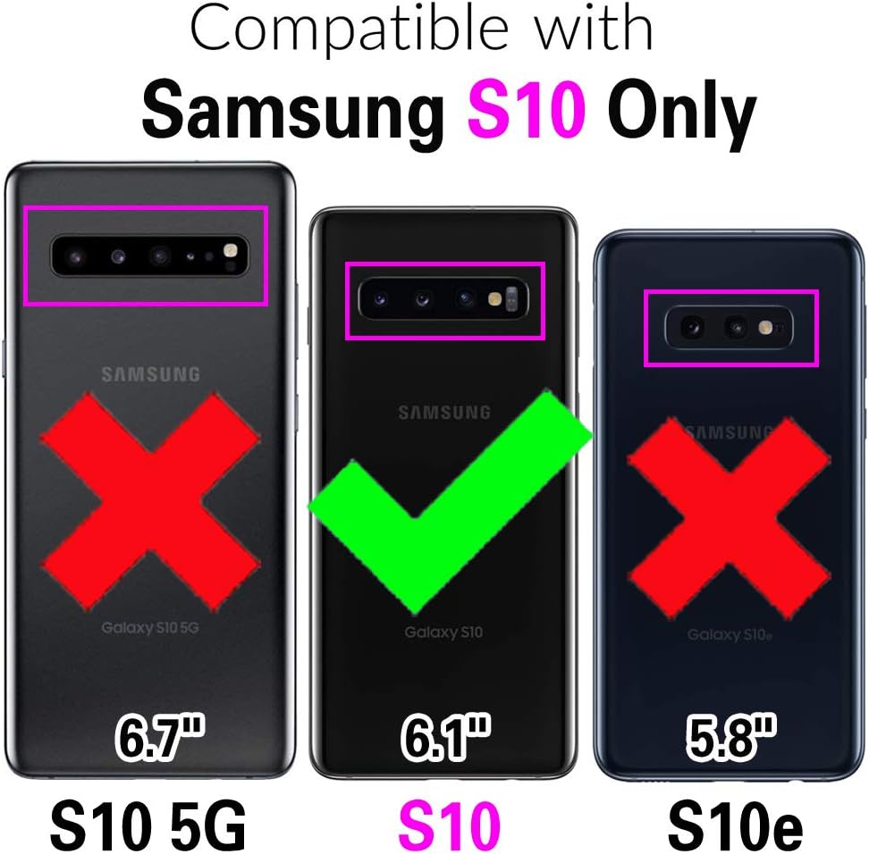 For Samsung Galaxy S10 Hybrid Shockproof Drop Proof Full Body Protective Case - Image 2