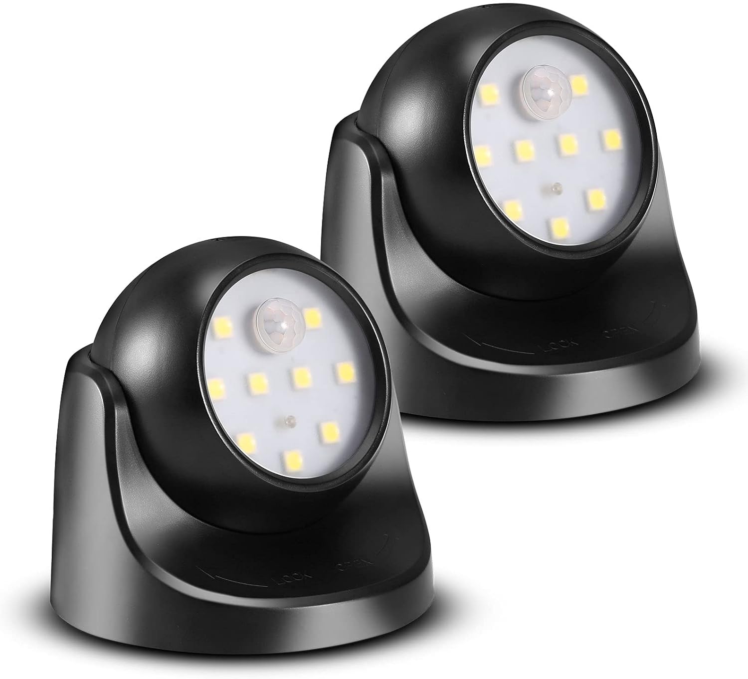 6000K Waterproof Wireless Battery Powered LED Wall Light Fixture with M