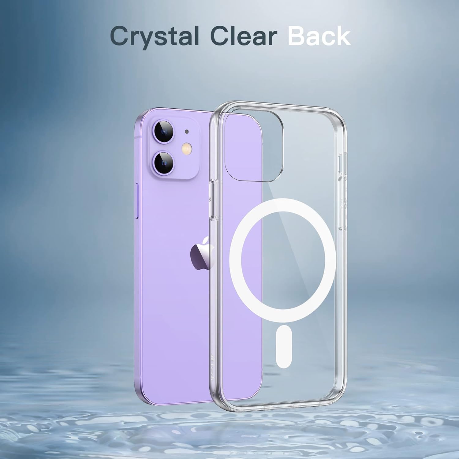 Magnetic Case for iPhone 12/12 Pro 6.1-Inch Compatible with MagSafe (Clear) - Image 5