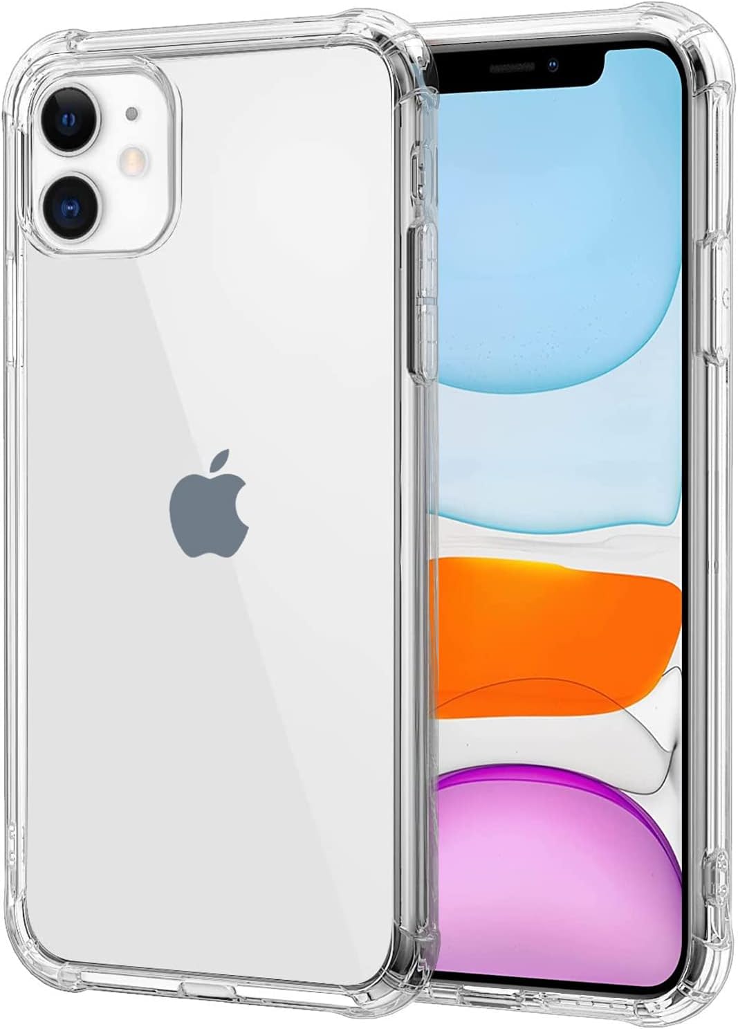 Clear Case Cover for Apple iPhone 11 (6.1 inch), Air Hybrid Slim Fit Shockproof