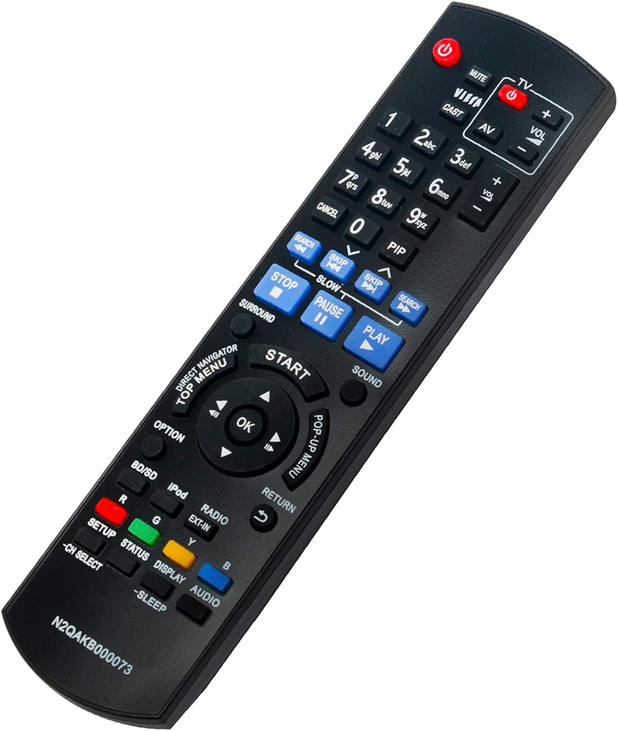 Replacement Remote fit for Panasonic Blu-ray Disc Player SC-BT200 - Image 3
