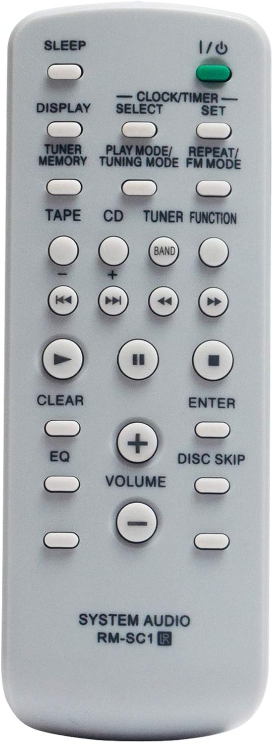 RM-SC1 Remote fit for Sony Mini Hi-Fi Component System MHC-GX750 MHC-GX450