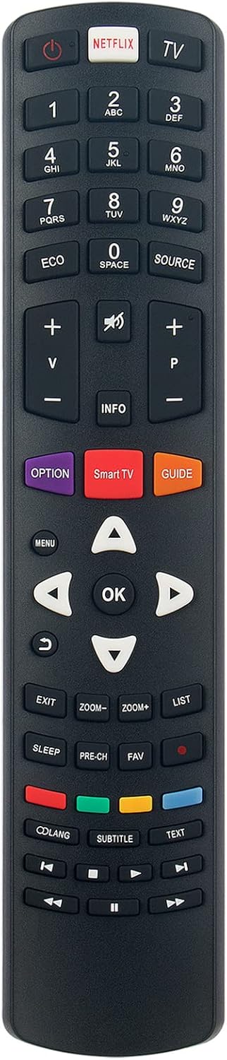 RC311 FUI1 06-531W53-TY07XS Replacement Remote Control fit for TCL Smart LED TV