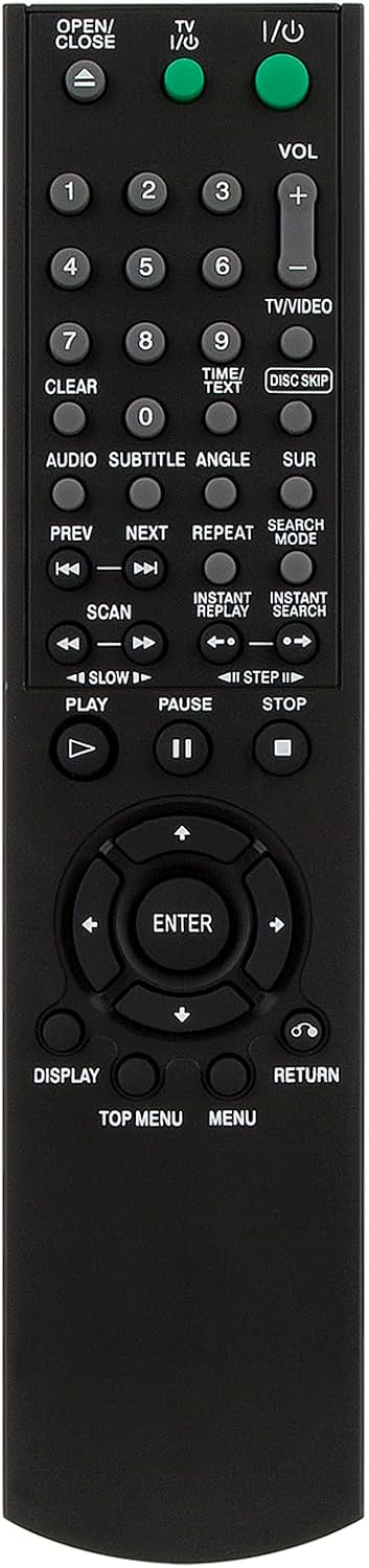 RMTD154A Replacement Remote Control Compatible with Sony CD DVD Player - Image 6