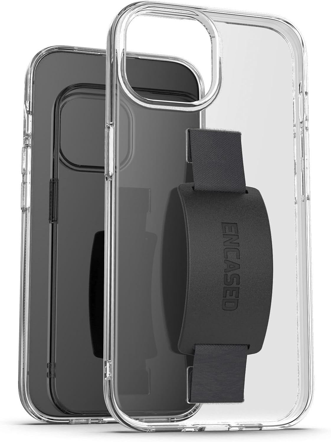 Encased Finger Loop Case for iPhone 15 Pro Max with Hand Strap (Crystal Clear) - Image 6