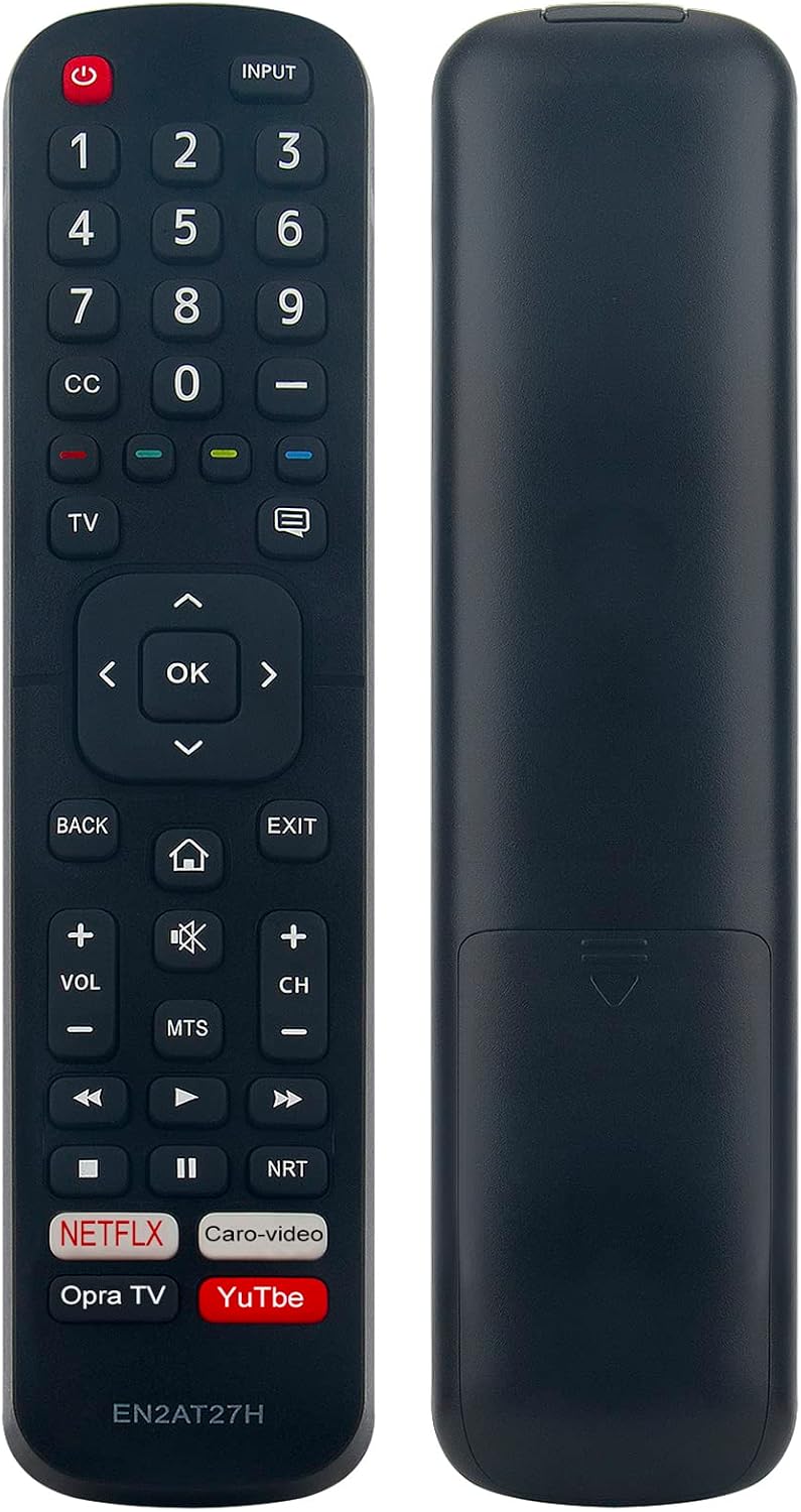 EN2AT27H Replacement Remote Control for Hisense H5 Series H5F1 VIDAA U2.5 HD TV