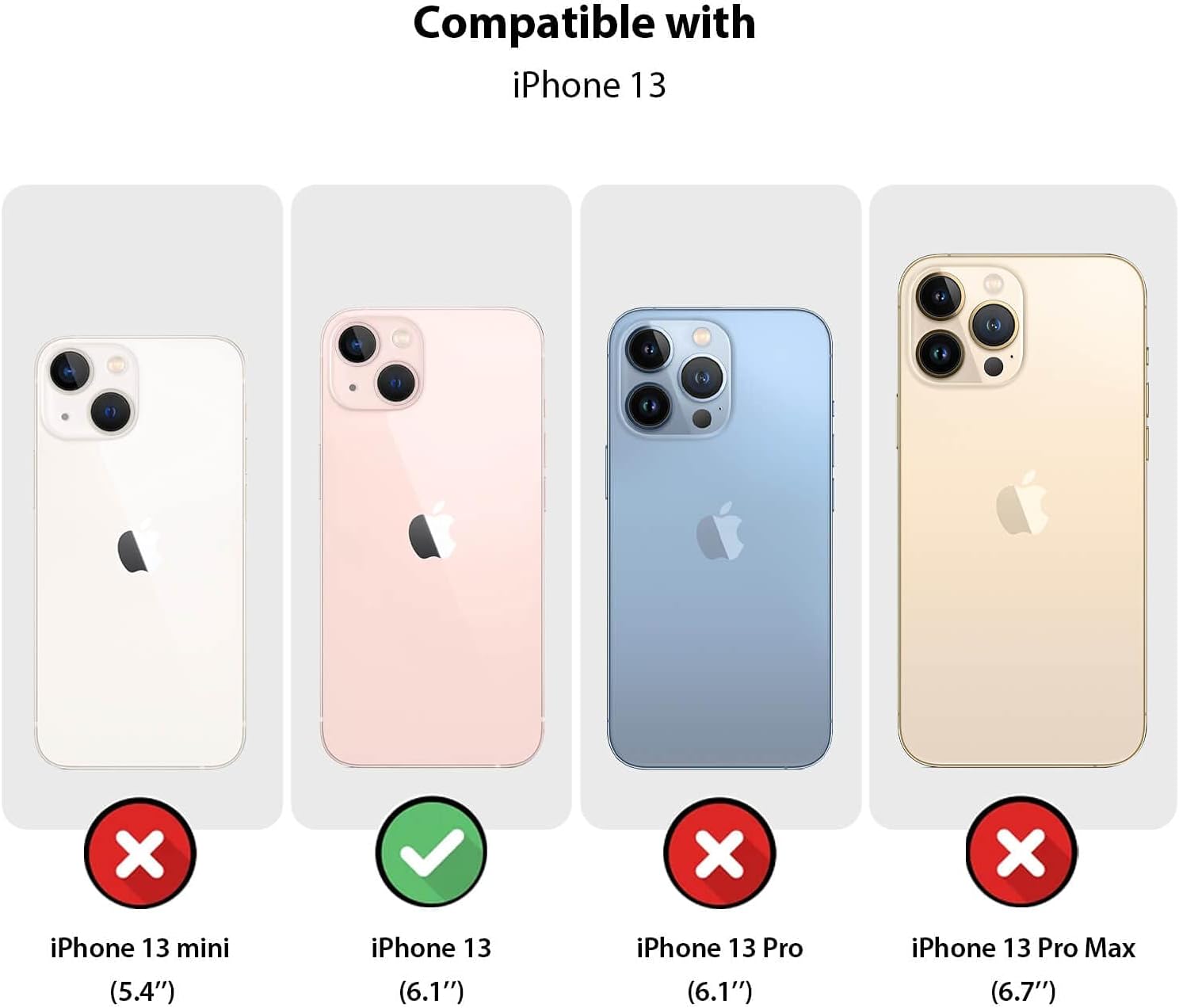 For iPhone 13 Case, Liquid Silicone Anti-Scratch Gel Rubber Shockproof - Purple - Image 2