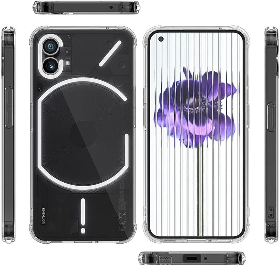 Nothing Phone 2, Ultra Thin Shockproof Protective Clear Case - Image 6