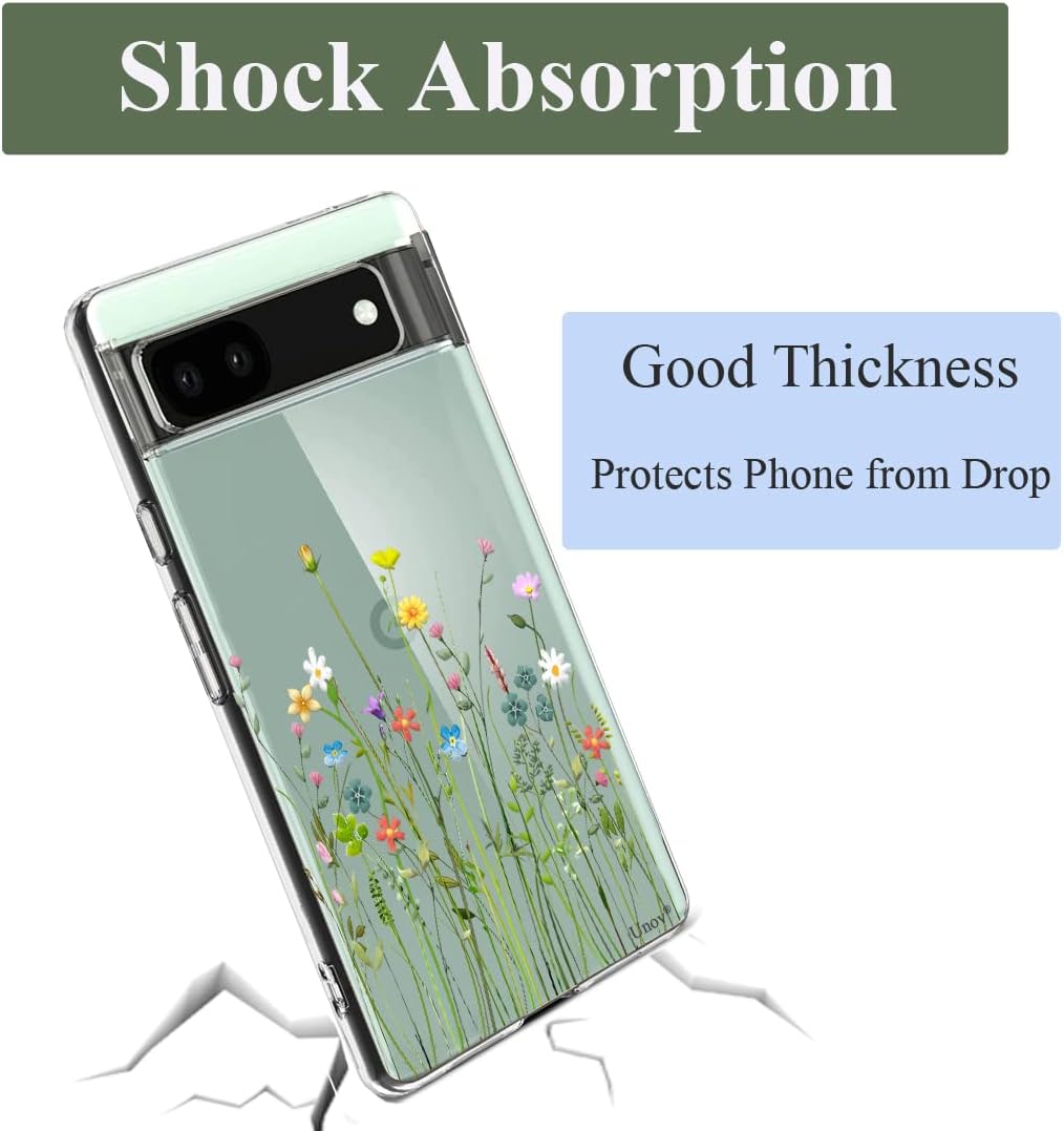 Slim Embossed Shock Absorption Protective Back Case for Pixel 6a 5G 6.1 inch - Image 4