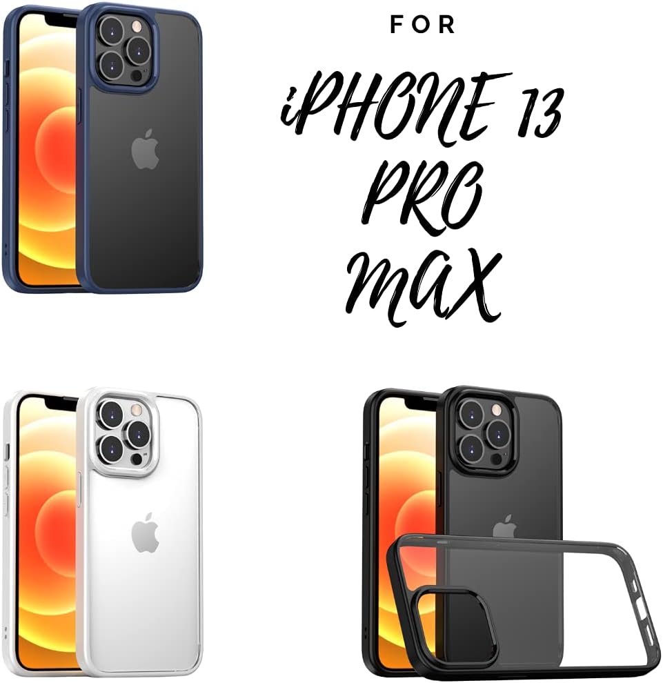 (2021) iPhone 13 PRO MAX - Clear Hybrid TPU Anti Scratch Crystal Clear Case - Image 6