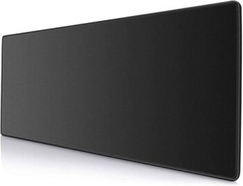 Extended Gaming Mouse Pad with Stitched Edges, Non-Slip Rubber - 80x30cm BLACK