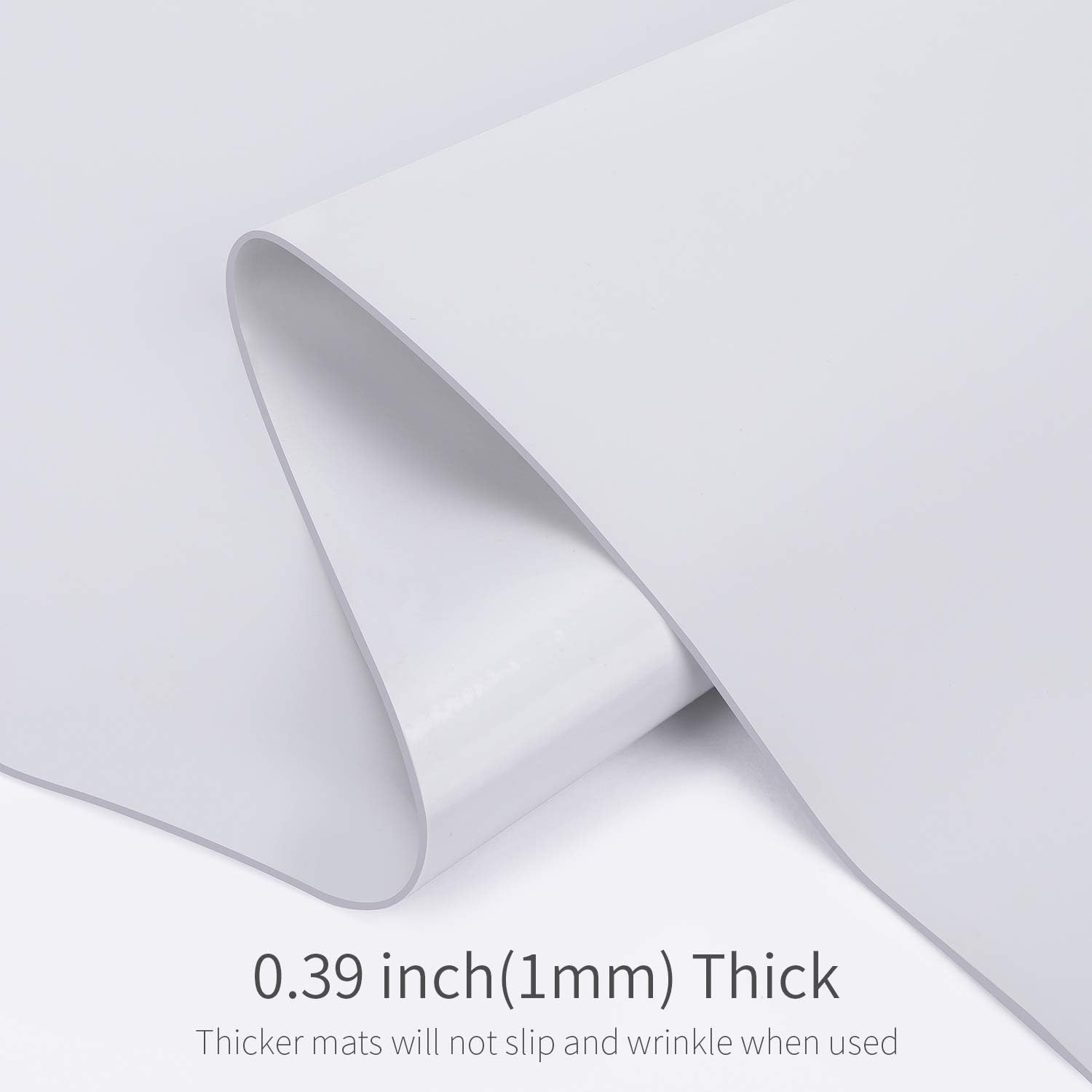Extra Large Table Desk Mat Thick Silicone Place Mats Non Skid (80x40cm) - Image 3