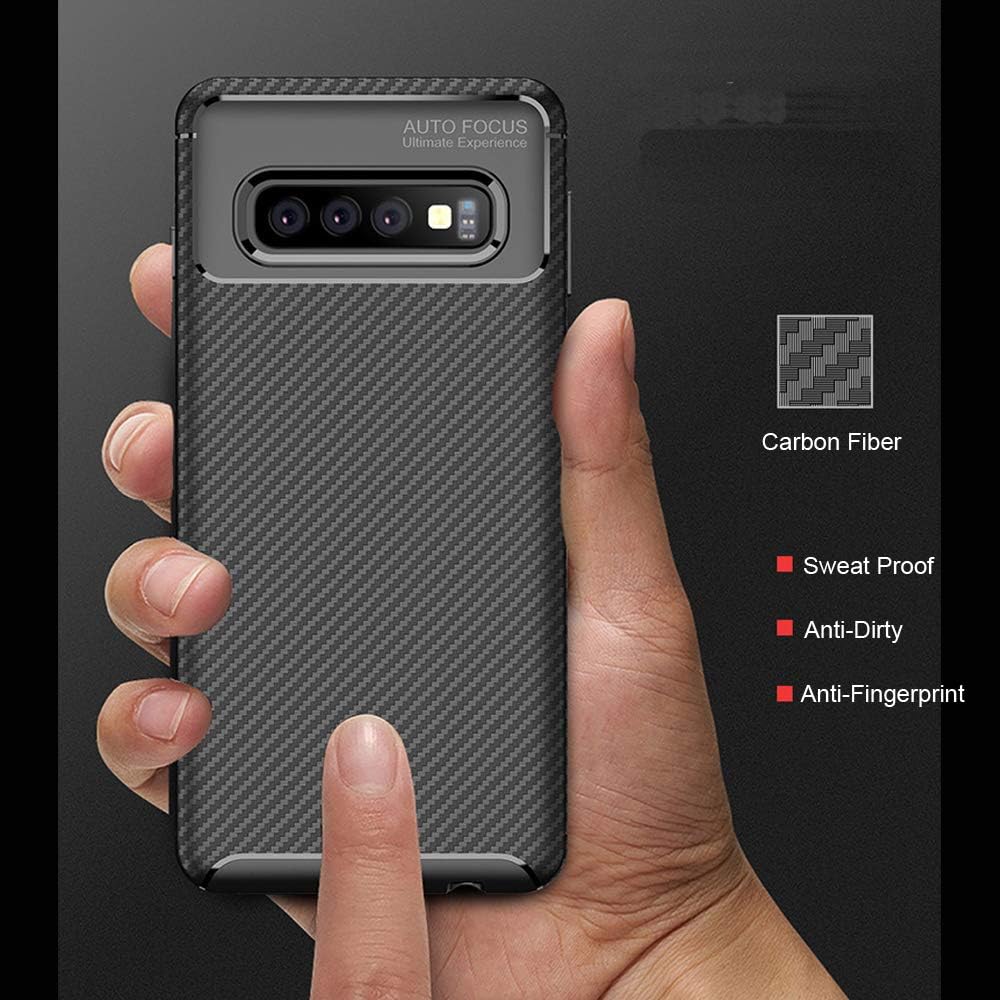 For Samsung Galaxy S10 Case, Protective Carbon Fiber Lightweight Ultra Thin Slim - Image 3