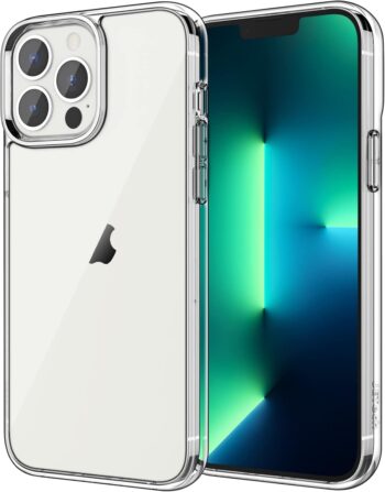 Case iPhone 13 Pro Max 6.7-Inch, Shockproof Bumper Cover, Anti-Scratch, HD Clear