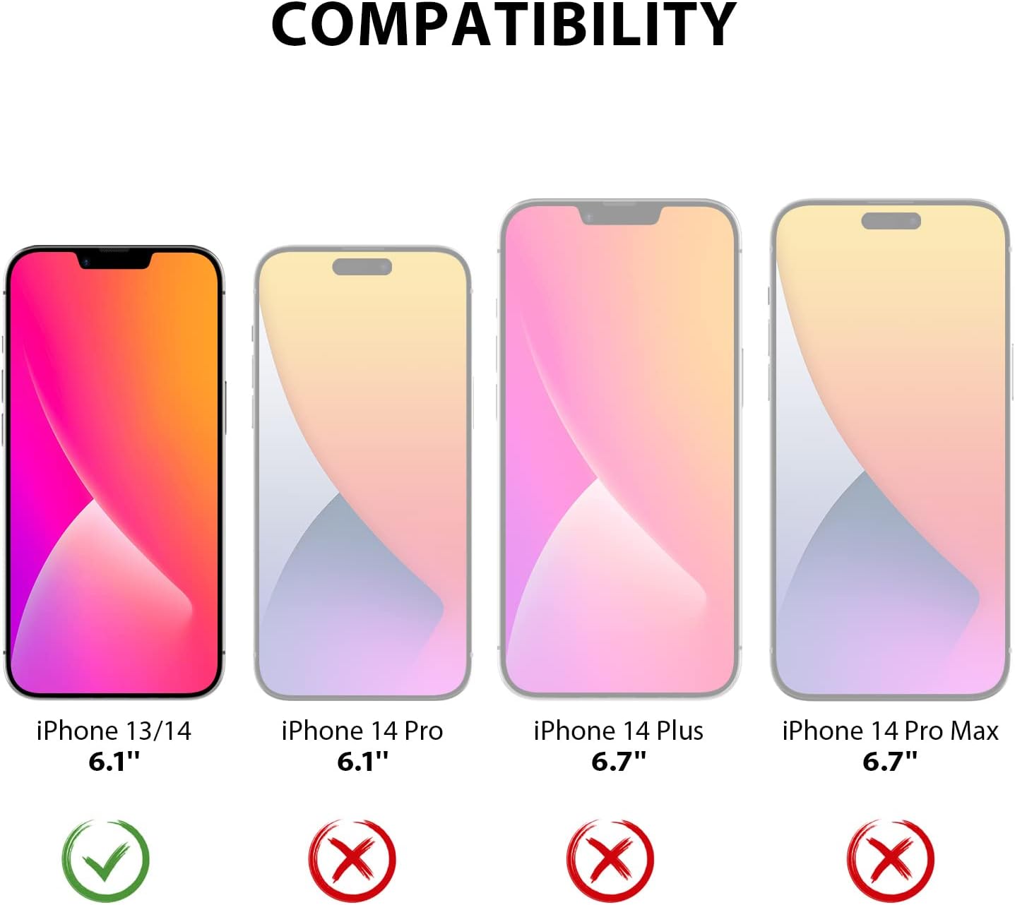 Case for iPhone 14 Real Liquid Silicone Anti-Scratch Gel, Shockproof - Pink - Image 2