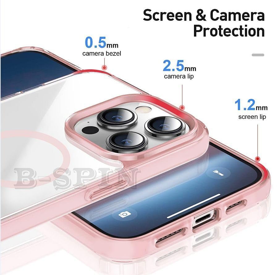 For Iphone 15 Pro Max Magnetic Scratch Resistant Protective Clear Shockproof - Image 8