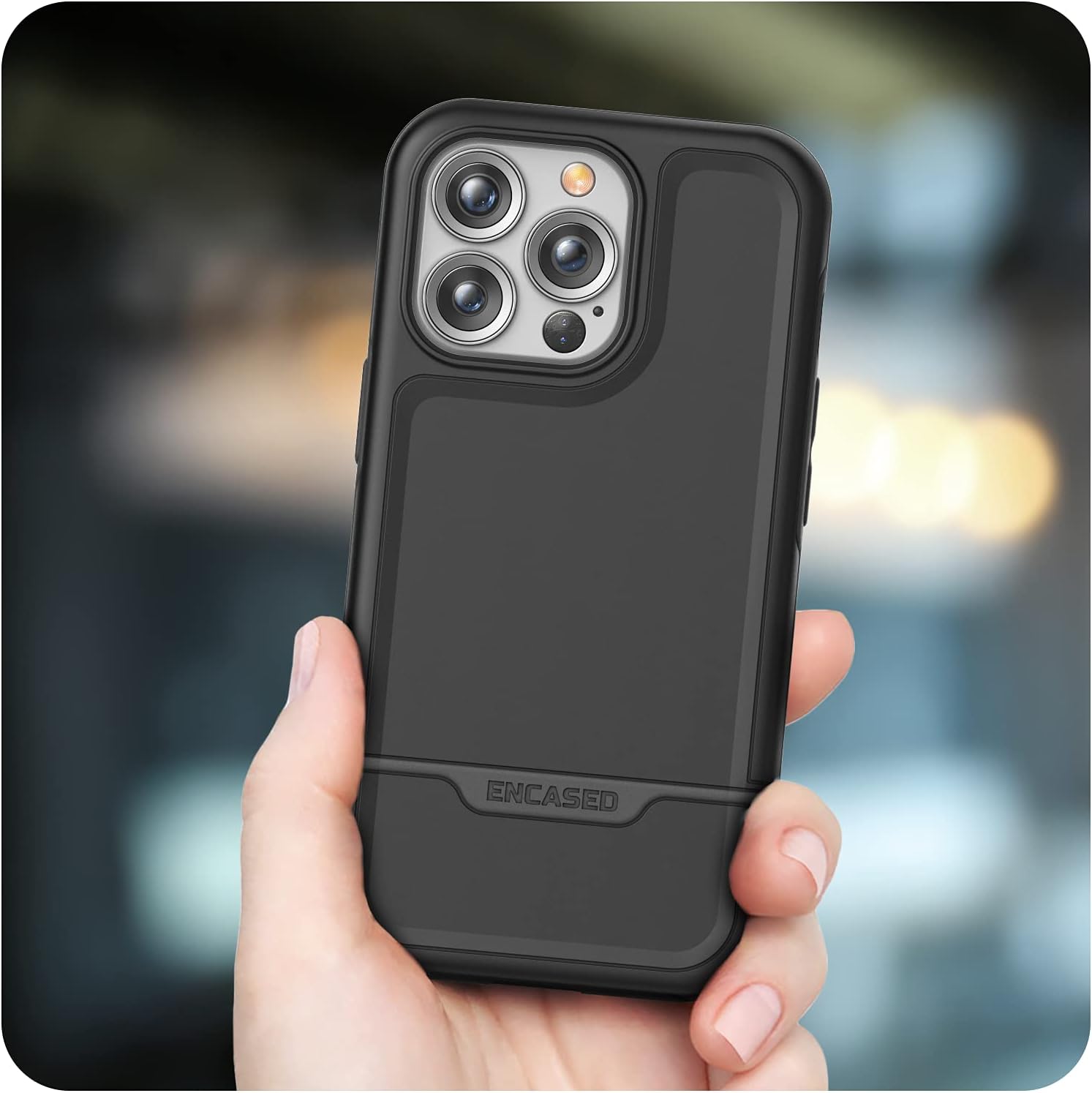 For iPhone 13 Pro Max Belt Clip Case (2021) Protective Shockproof Case (Black) - Image 7