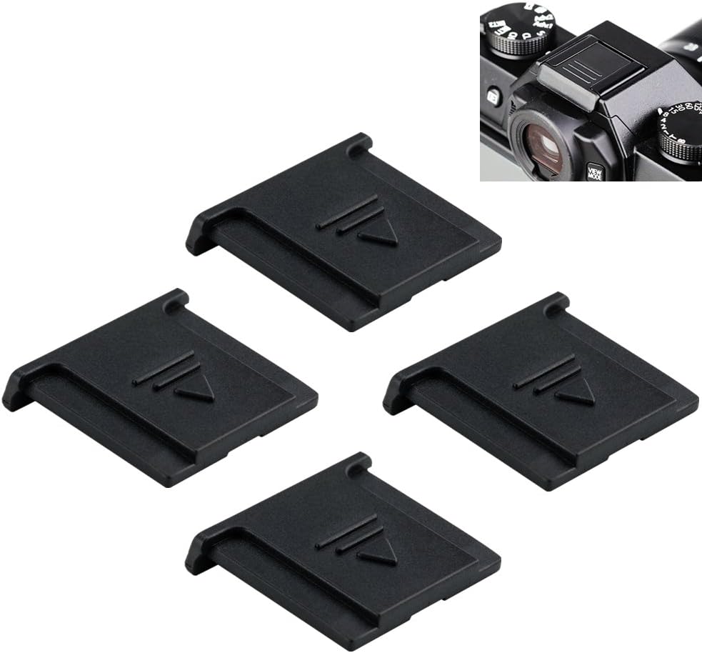 4 PCS Hot Shoe Cover Protector Cap for Fujifilm Fuji X100V X-T4 X-T3 X Cameras