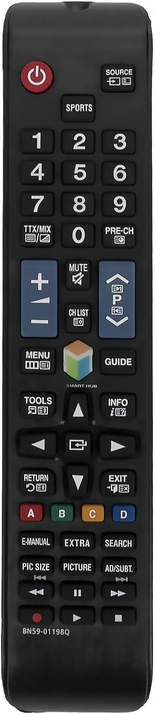 Remote Control fit for Samsung UA-J5500 Series HD TV